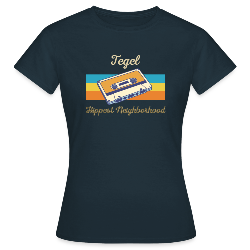 Tegel Hippest Neighborhood - Frauen Premium T-Shirt - Navy