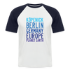 Köpenick Planet Earth - Männer Baseball T-Shirt - Weiß/Navy