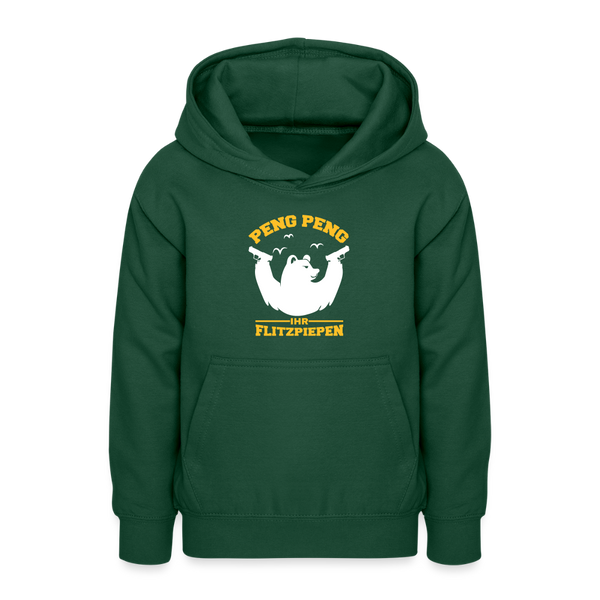 Peng Peng - Teenager Hoodie - Flaschengrün