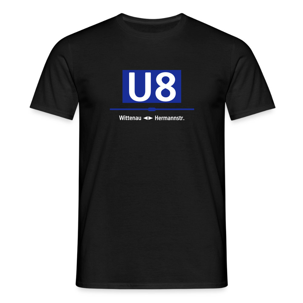 U8 - Männer Premium T-Shirt - Schwarz