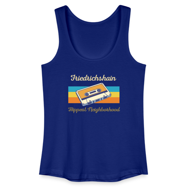 Friedrichshain Hippest Neighborhood - Frauen Bio Tank Top - Königsblau