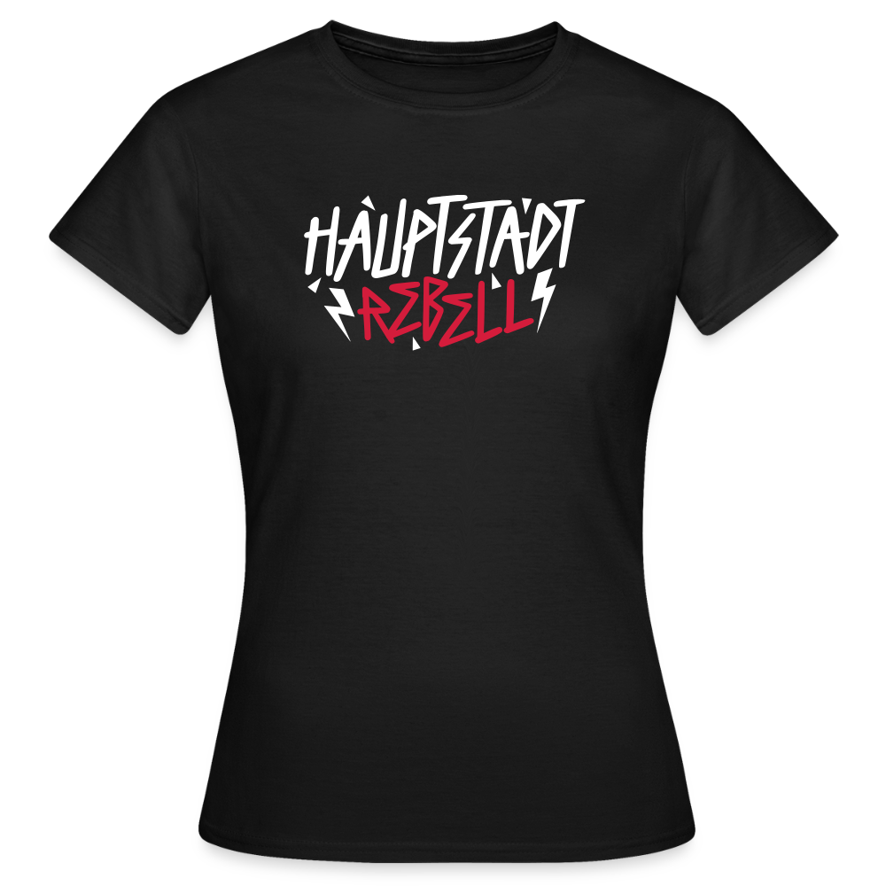 Haupstadt Rebell - Frauen Premium T-Shirt - Schwarz