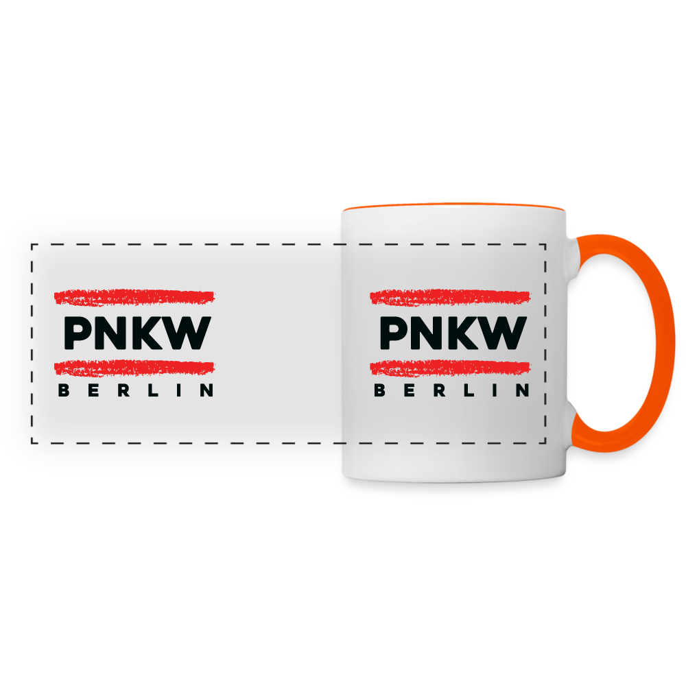 PNKW - Tasse zweifarbig - Weiß/Orange