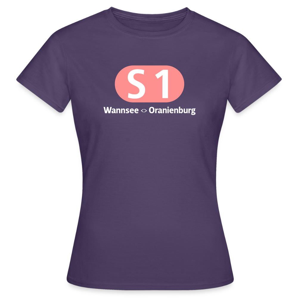 S1 - Frauen Premium T-Shirt - Dunkellila