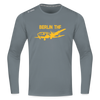 Berlin THF - Männer Sport Langamshirt - Grau