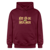 Keen Bock uff Heck Meck - Hoodie - Maroon