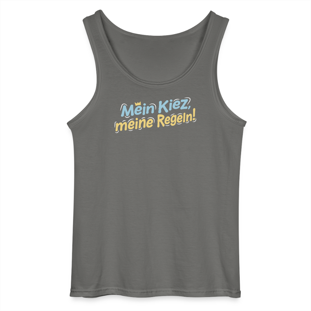 Mein Kiez, meine Regeln! - Männer Tank Top - Anthrazit