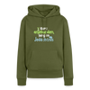 Kurz anjebunden, lang im Jedächtnis. - Frauen Premium Hoodie - Khaki