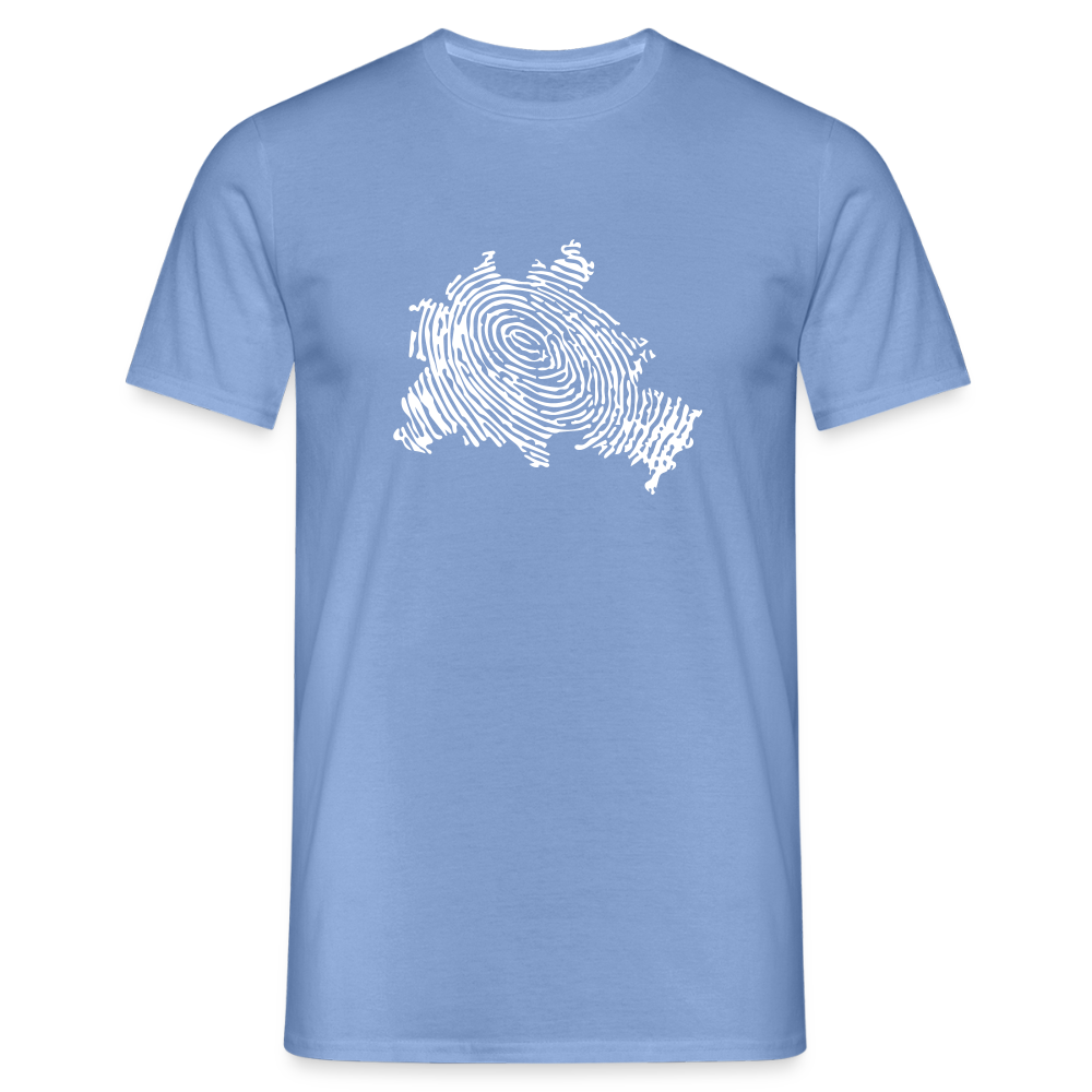 Berliner Finger - Männer Premium T-Shirt - carolina blue