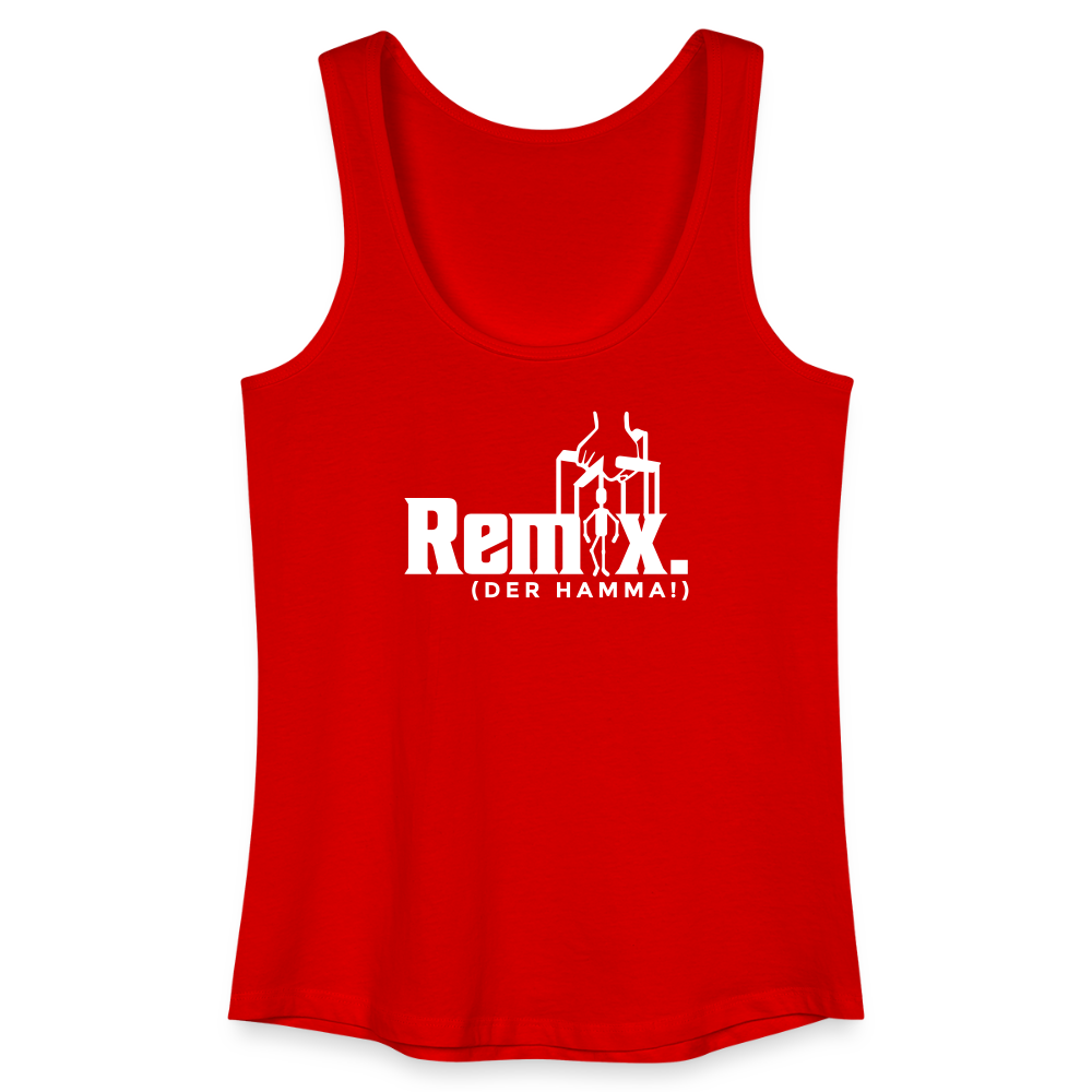 Remix. - Frauen Bio Tank Top - Rot
