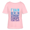 F'hain - Planet Earth - Relaxed Rundhals Frauen Bio-T-Shirt - Hellrosa
