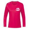 Pille Palle - Frauen Sport Langarmshirt - dunkles Pink
