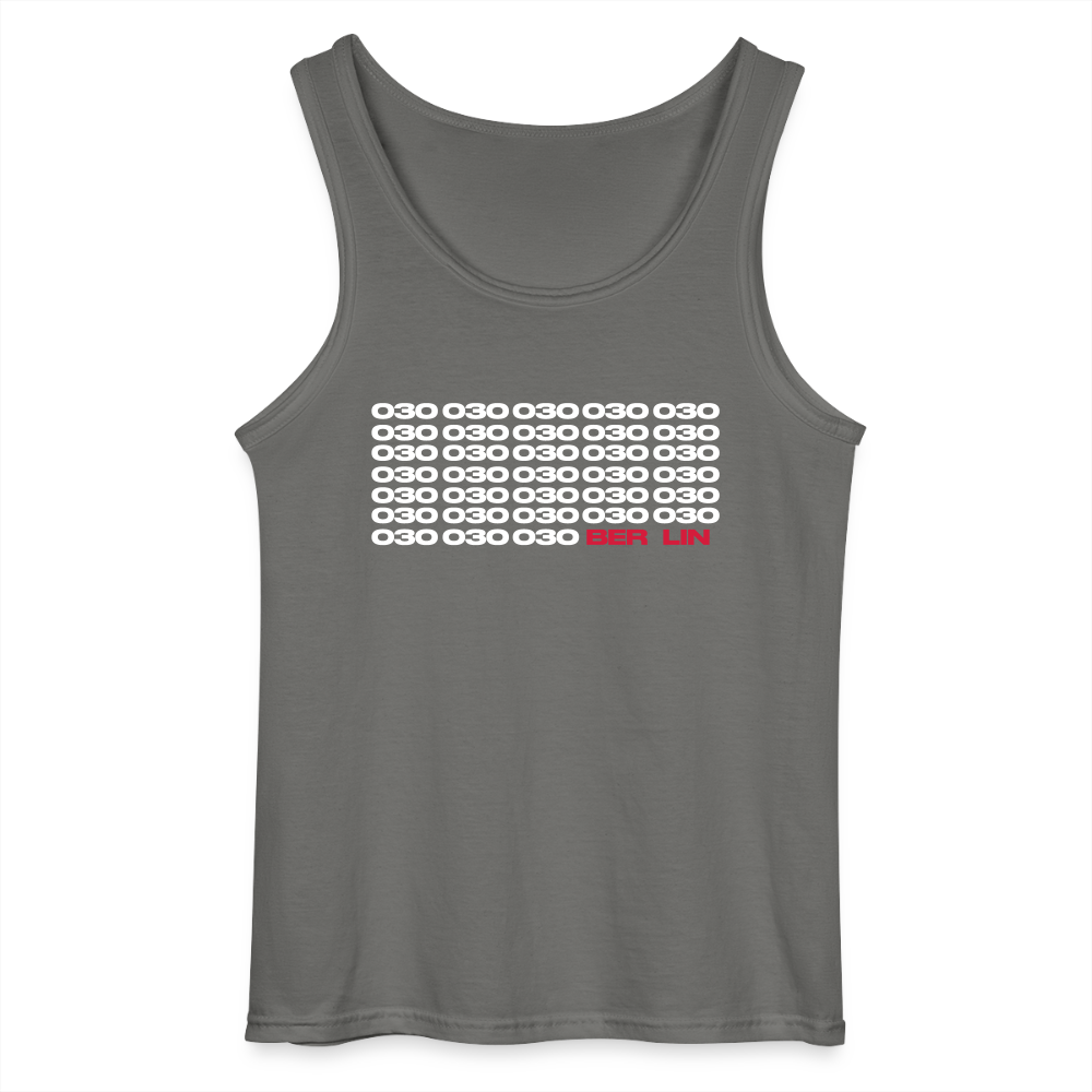 030 Berlin - Männer Tank Top - Anthrazit