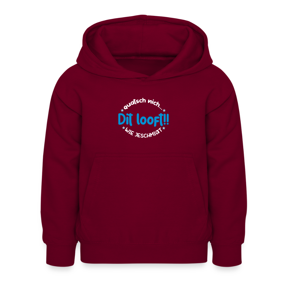 Dit Looft! - Kinder Hoodie - Bordeaux