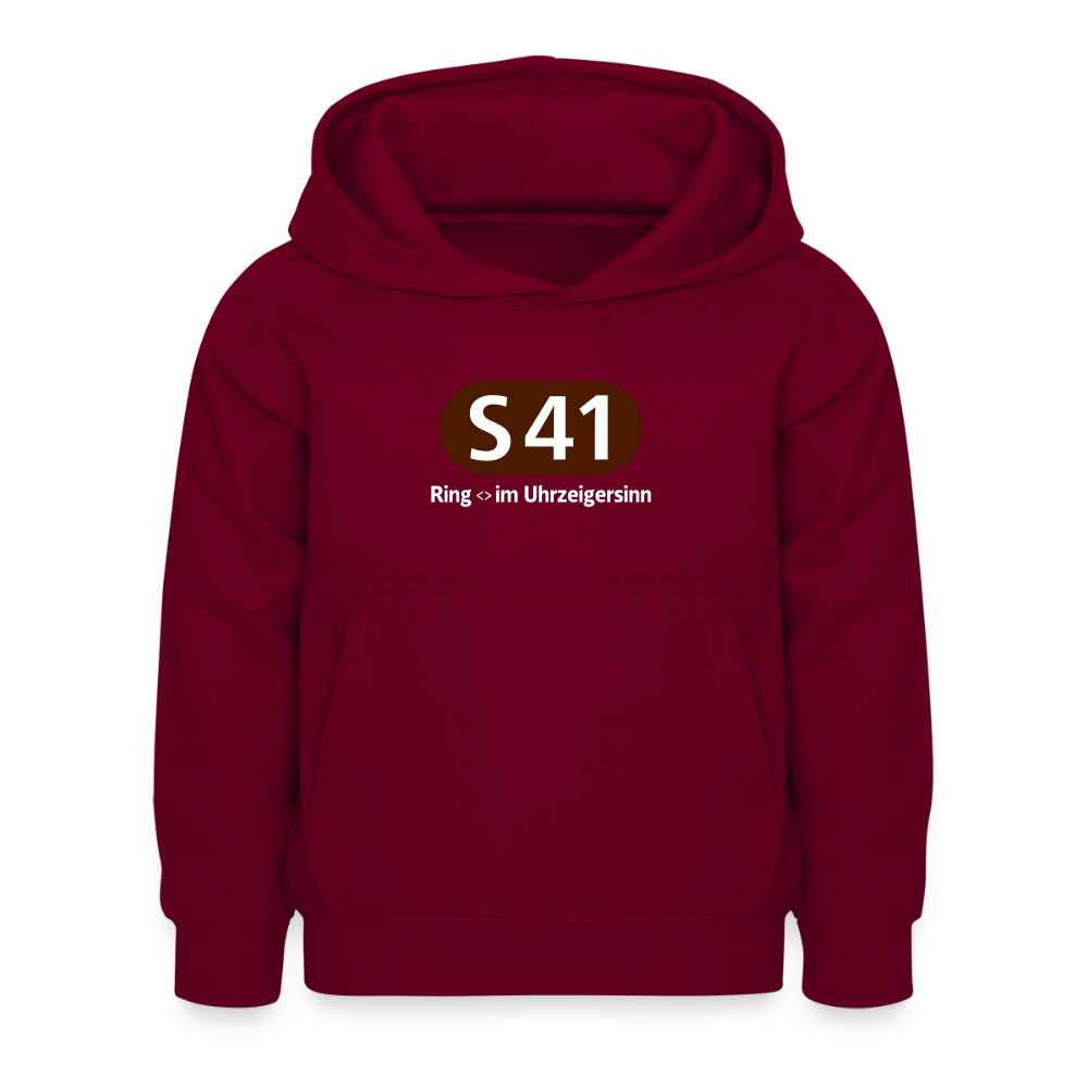 S41 - Kinder Premium Hoodie - Bordeaux