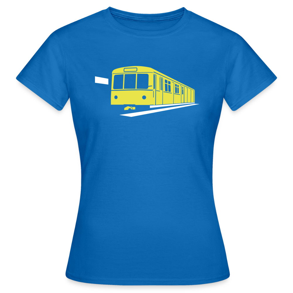 Die U-Bahn kommt - Frauen Premium T-Shirt - Royalblau