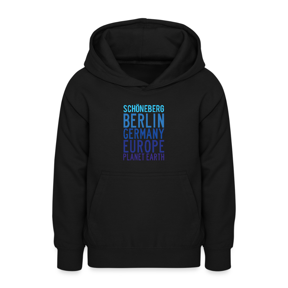 Schöneberg Planet Earth - Teenager Hoodie - Schwarz