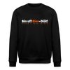 Bin uff Bier-Diät! (schon 3 Tage valorn) - Unisex Bio Sweatshirt - Schwarz