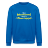 Bin jeheimnisvoll wie'n Dönerrezept. - Unisex Bio Sweatshirt - Königsblau