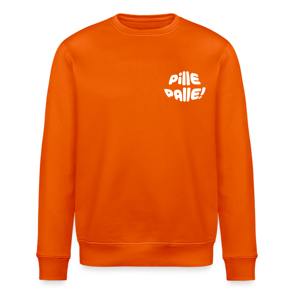 Pille Palle - Unisex Bio Sweatshirt - Tieforange