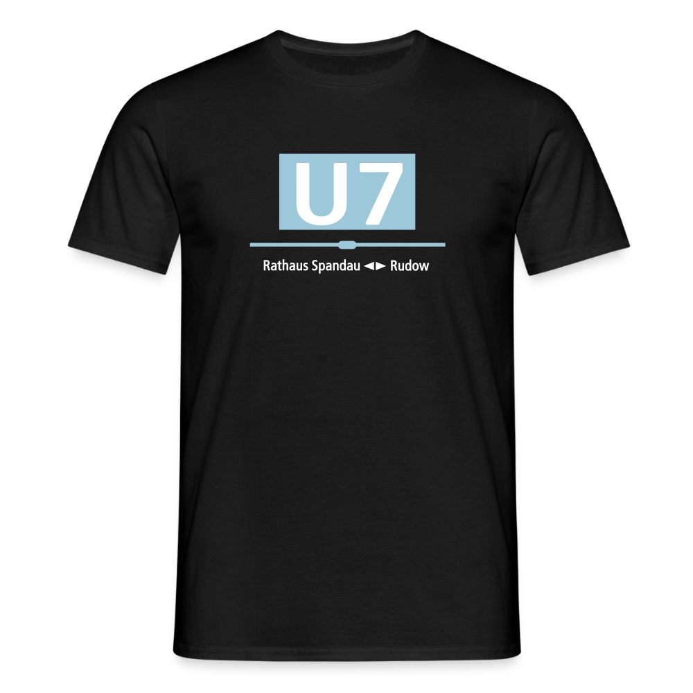 U7 - Männer Premium T-Shirt - Schwarz