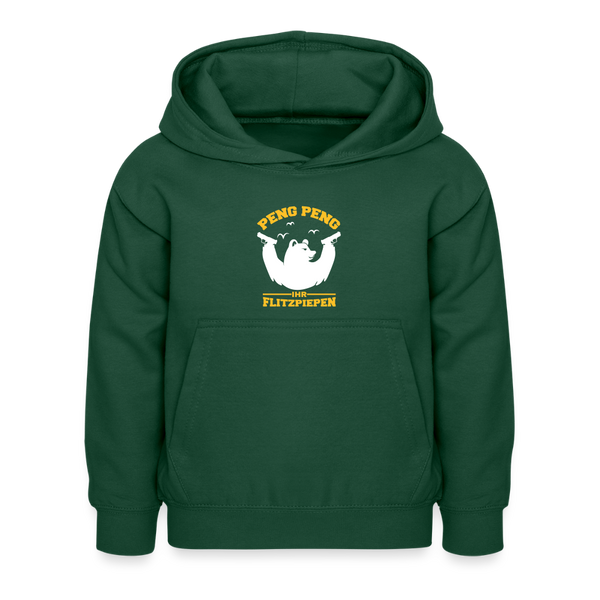 Peng Peng - Kinder Hoodie - Flaschengrün