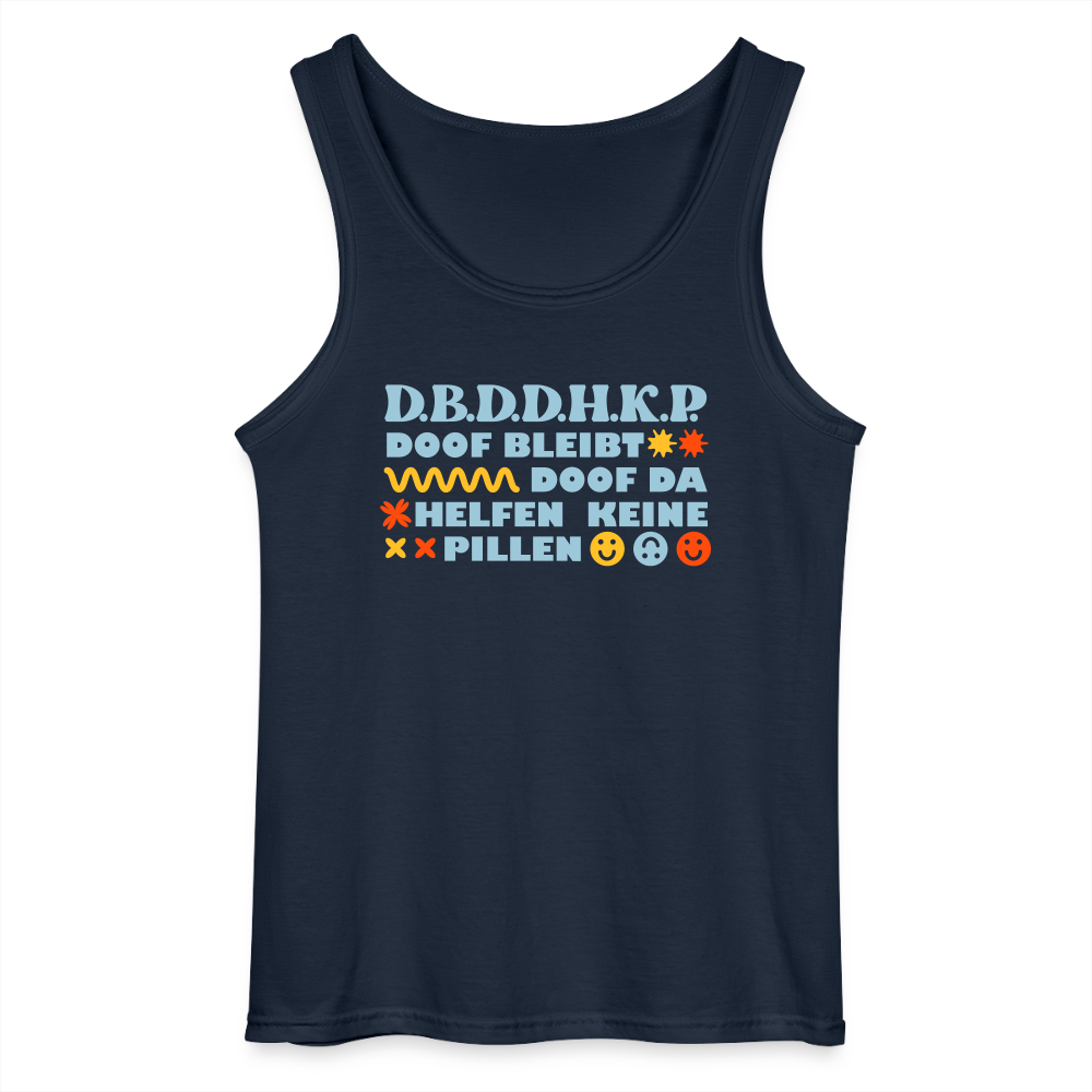 d.b.d.d.h.k.P - Männer Tank Top - Navy