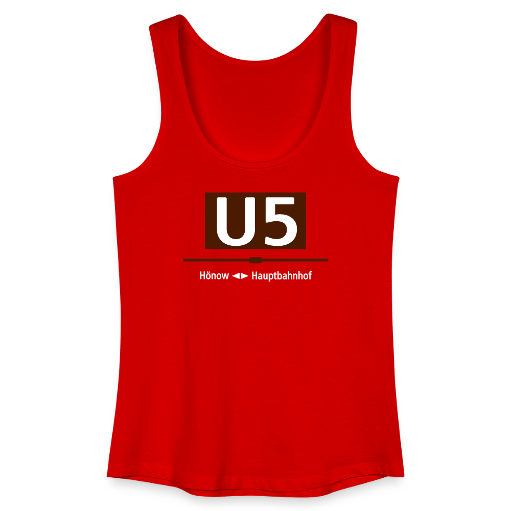U5 - Frauen Bio Tank Top - Rot