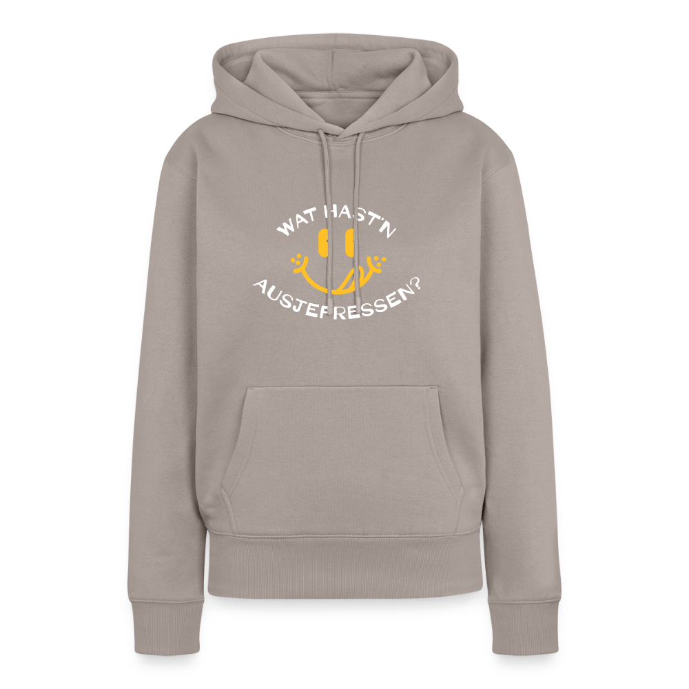 Wat Hast’n Ausjefressen - Frauen Premium Hoodie - Taupe