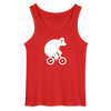 Fahrradbär - Männer Tank Top - Rot