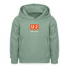 U2 Berlin - Kinder Hoodie - Graugrün