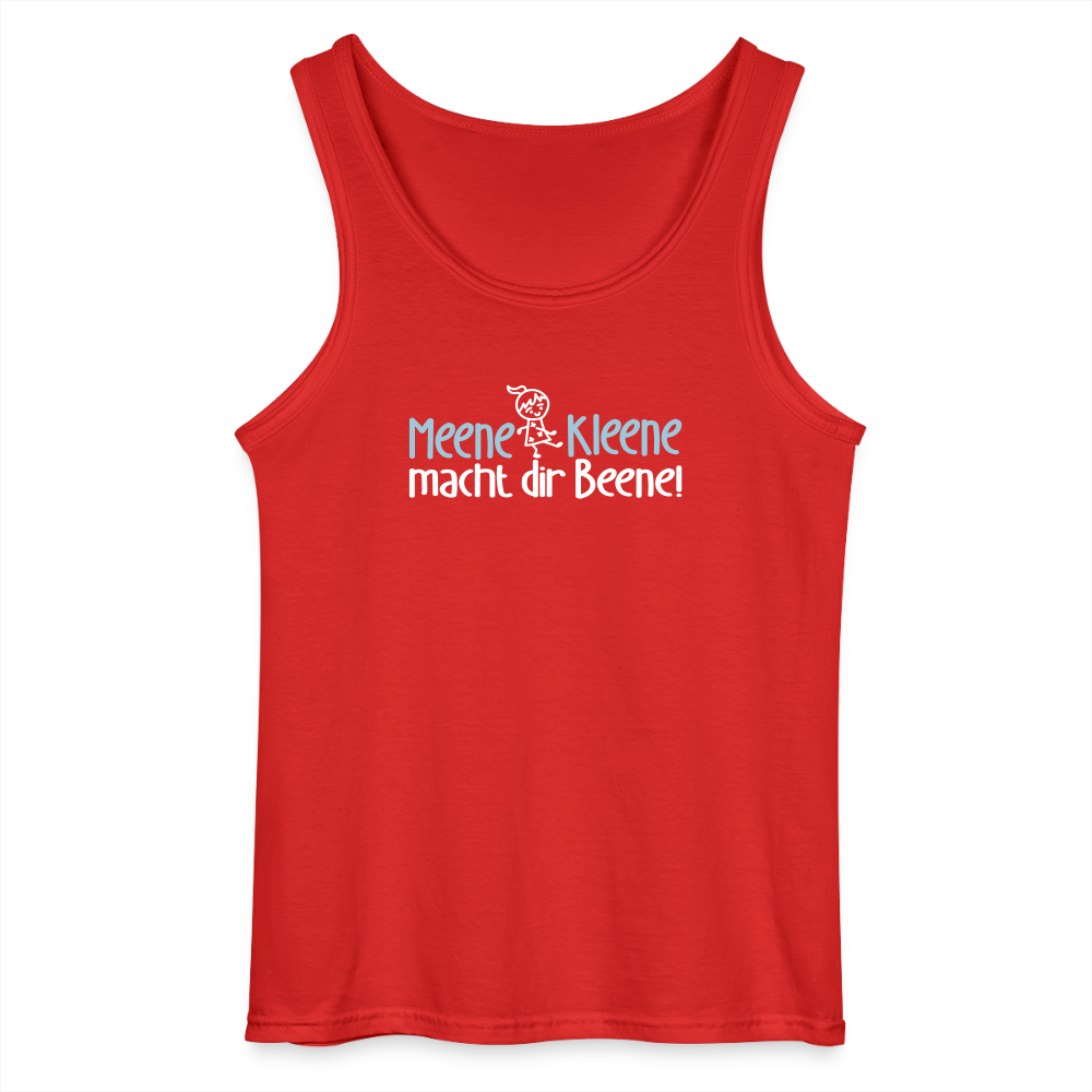 Meene Kleene macht dir Beene! - Männer Tank Top - Rot
