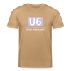 U6 - Unisex Bio T-Shirt - Karamell