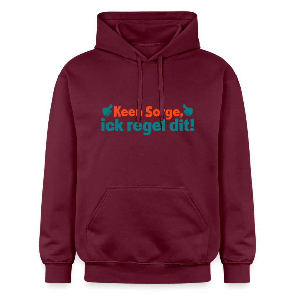 Keene Sorge, ick regel dit! - Hoodie - Maroon