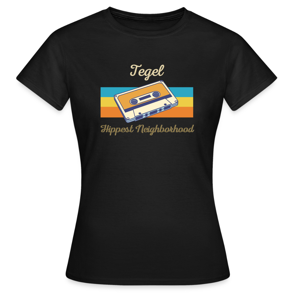 Tegel Hippest Neighborhood - Frauen Premium T-Shirt - Schwarz