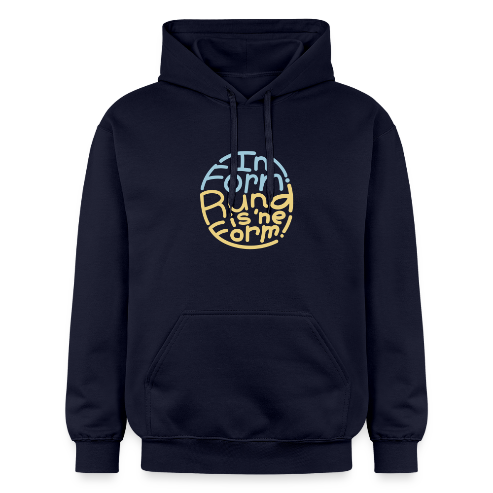 In Form! Rund is 'ne Form! - Hoodie - Navy