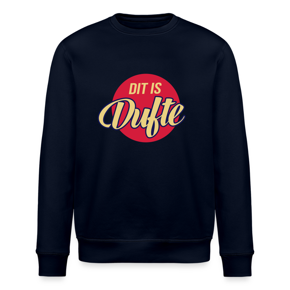 Dit Is Dufte - Unisex Bio Sweatshirt - Navy
