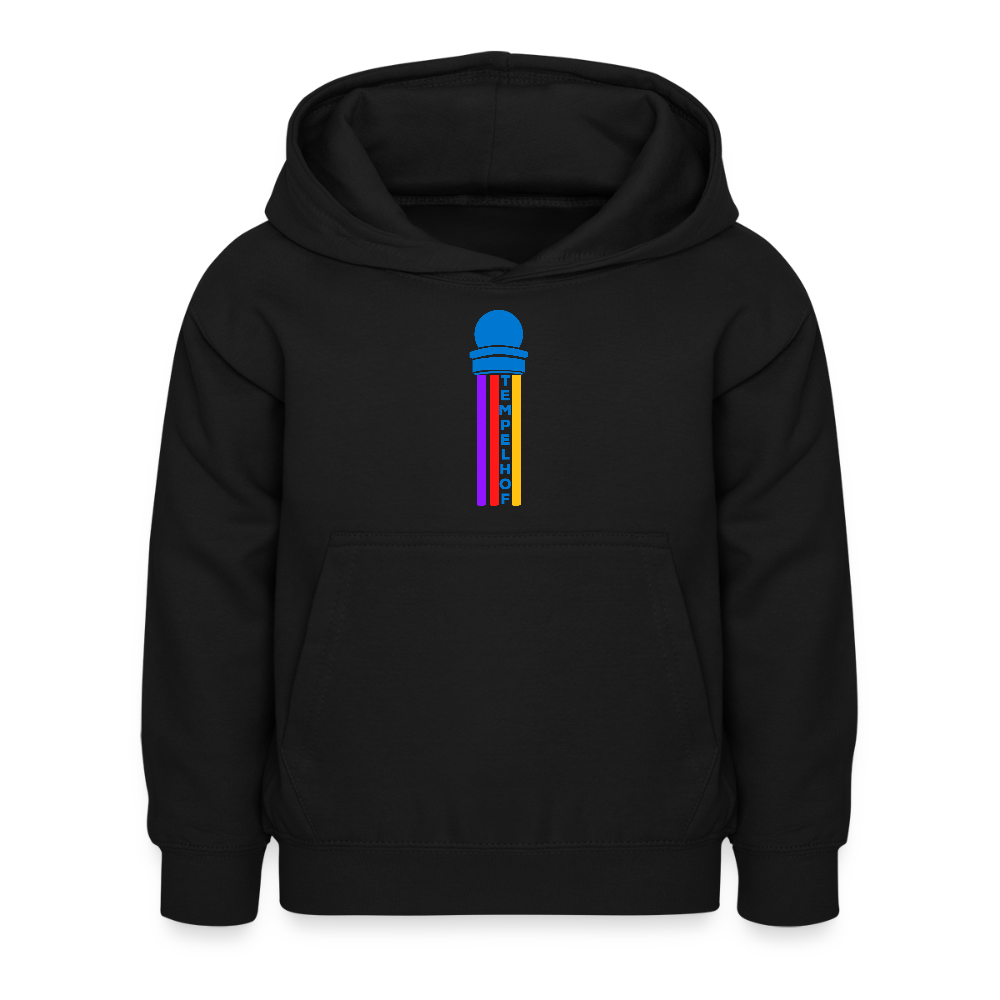 Tempelhof Radarturm - Kinder Hoodie - Schwarz