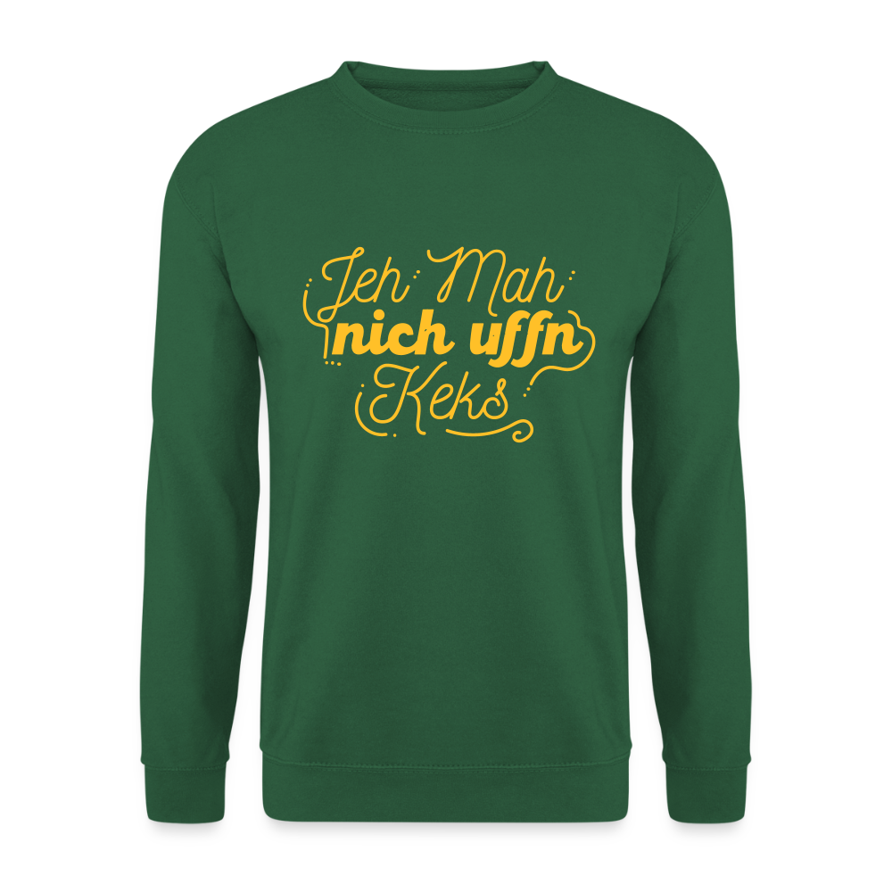 Jeh mah nich uffn Keks gelb - Unisex Pullover - Grün