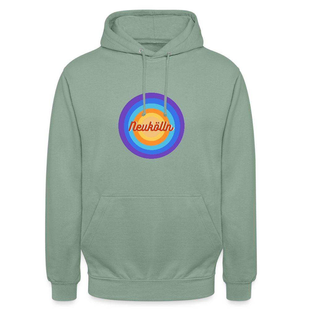 Neukölln Retro - Unisex Hoodie - Graugrün