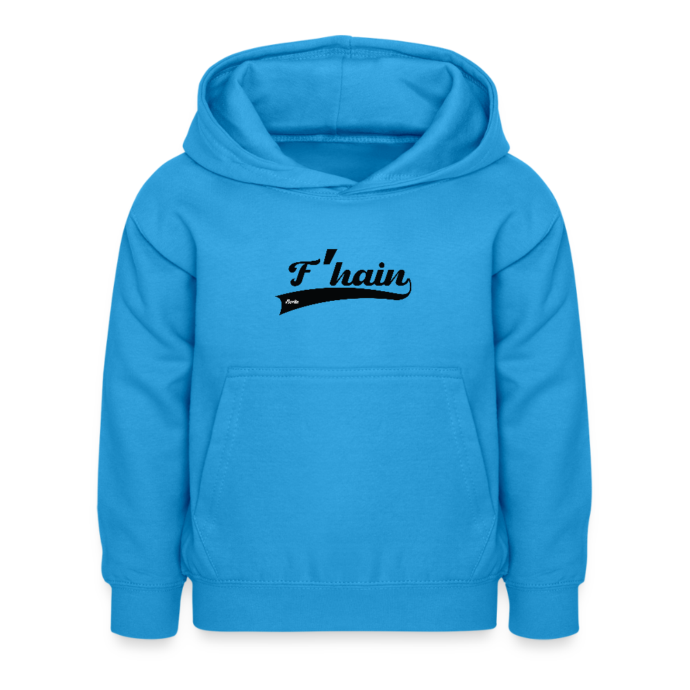 F'hain - Kinder Hoodie - Meeresblau