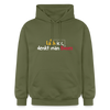Lach ick, denkt man Böses - Hoodie - Militärgrün