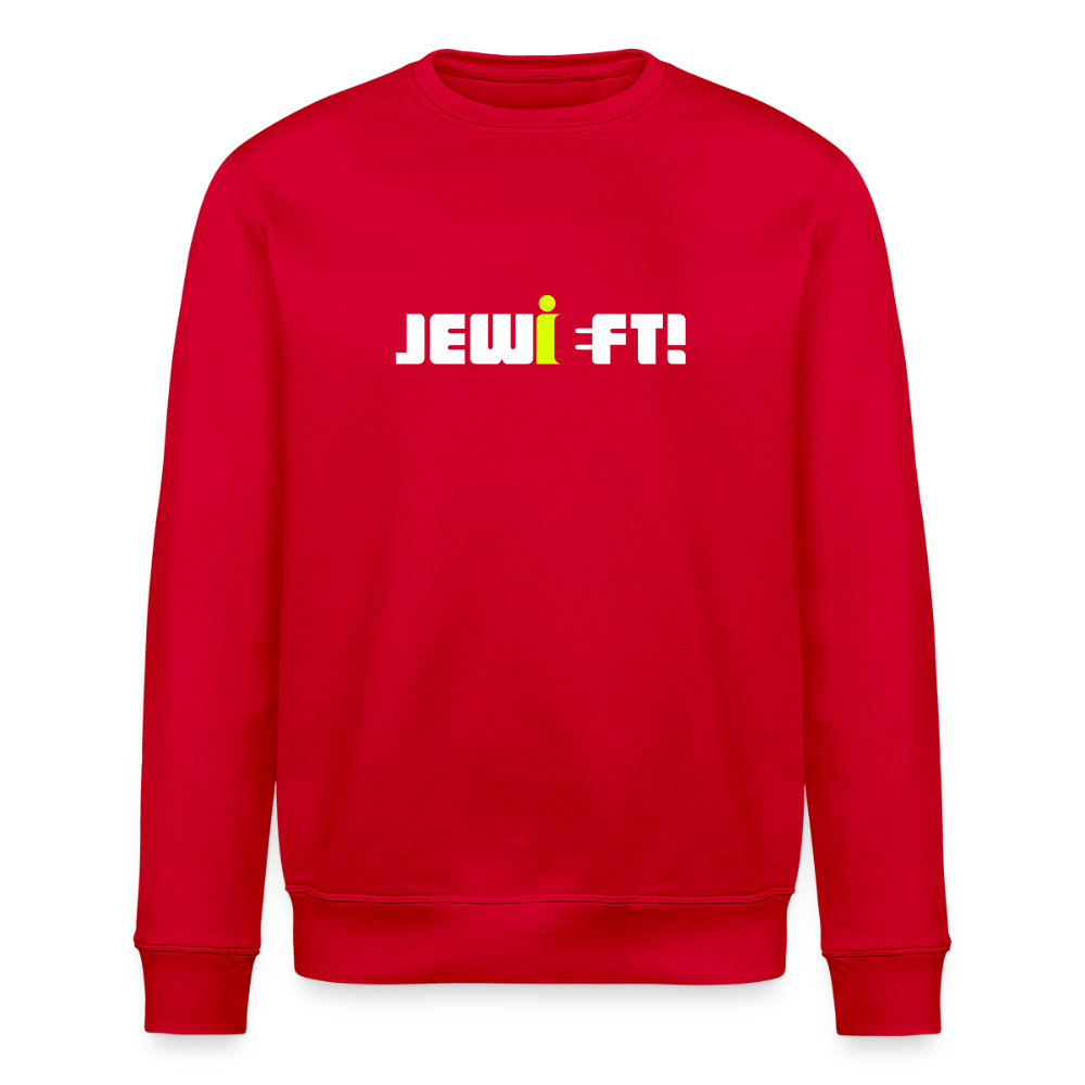 Jewieft! - Unisex Bio Sweatshirt - Rot