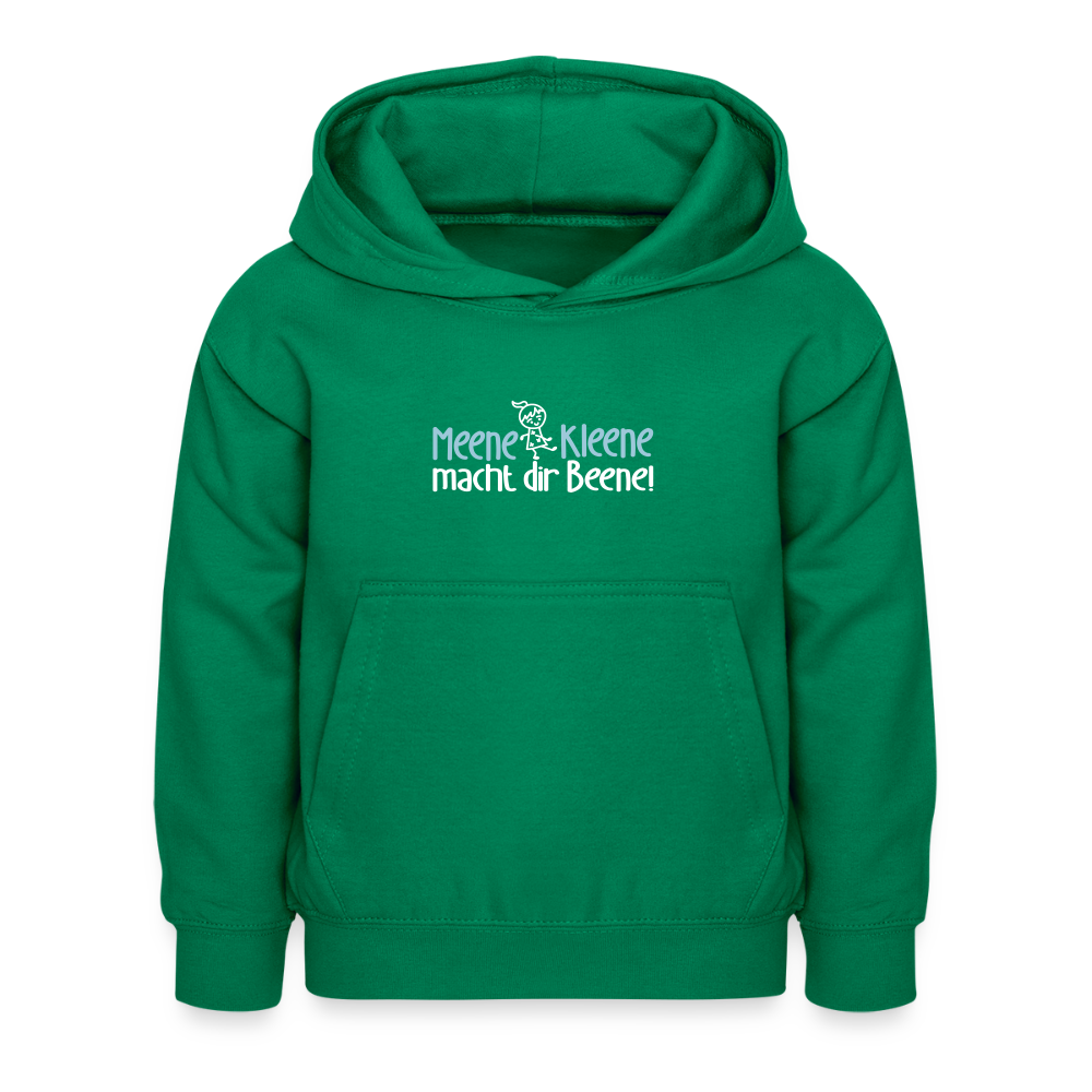 Meene Kleene macht dir Beene! - Kinder Hoodie - Kelly Green