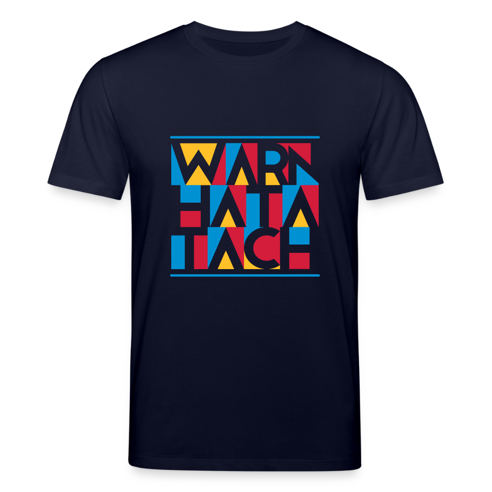 Warn Hata Tach - Unisex Bio T-Shirt - Navy