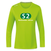 S2 - Frauen Sport Langarmshirt - Neongrün