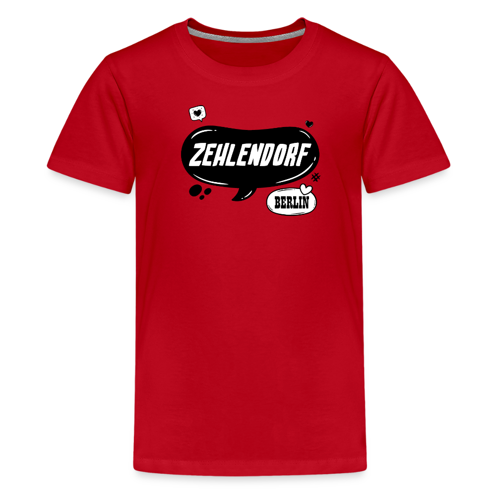 Zehlendorf Berlin - Teenager Premium T-Shirt - Rot