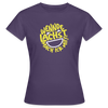 Wennde lachst, mach ick mit! - Frauen Premium T-Shirt - Dunkellila