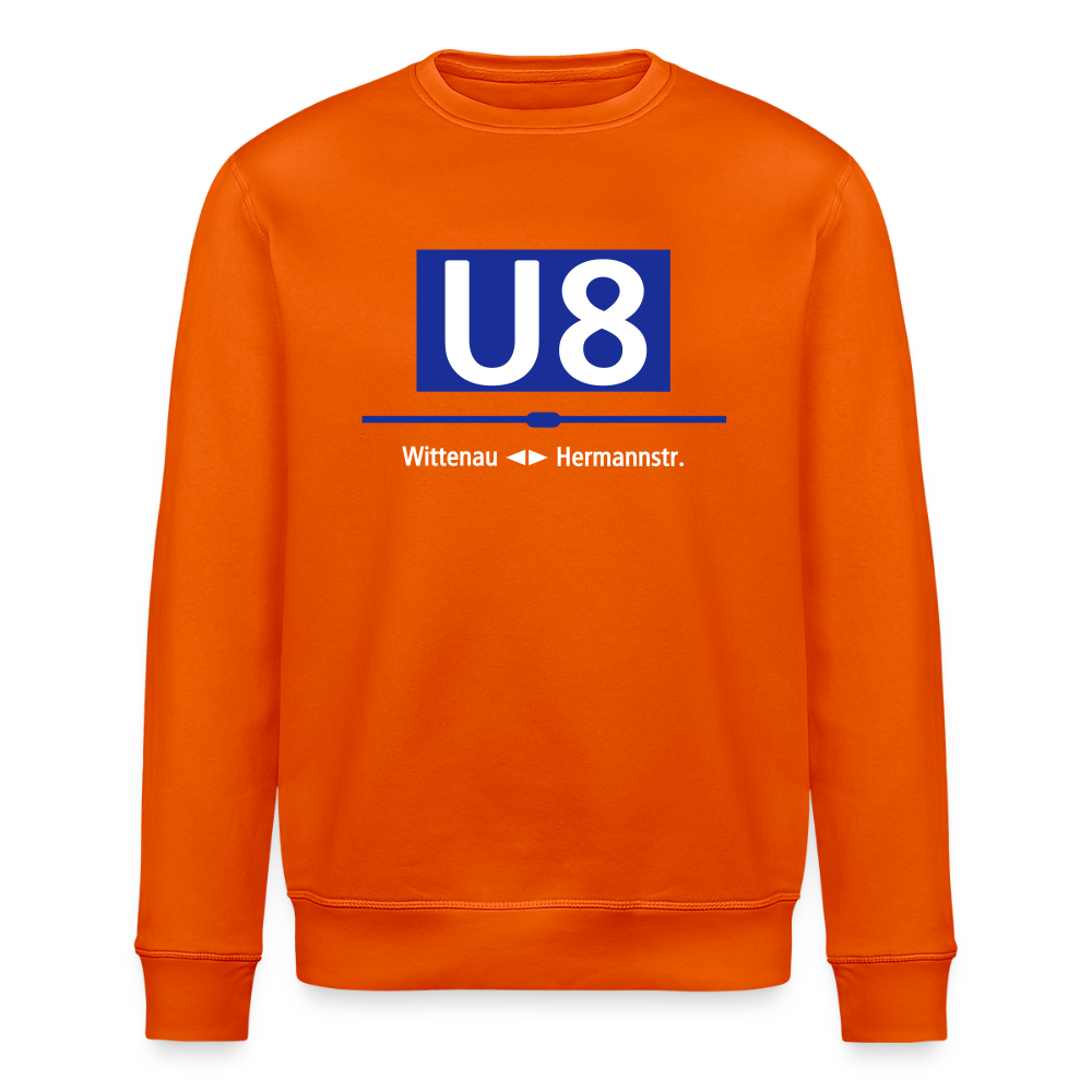 U8 - Unisex Bio Sweatshirt - Tieforange