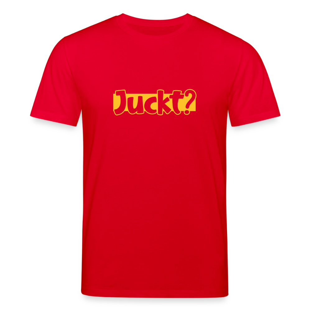 Juckt? - Unisex Bio T-Shirt - Rot